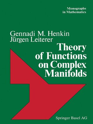 cover image of Theory of Functions on Complex Manifolds